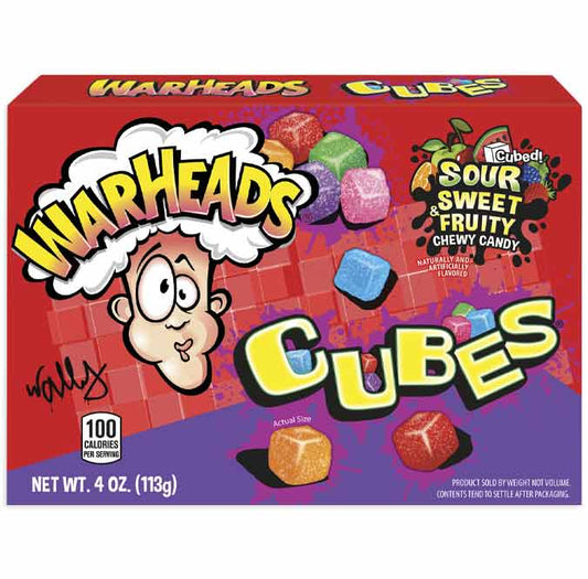 Warheads - Sour Chewy Cube Theater Box (4oz)